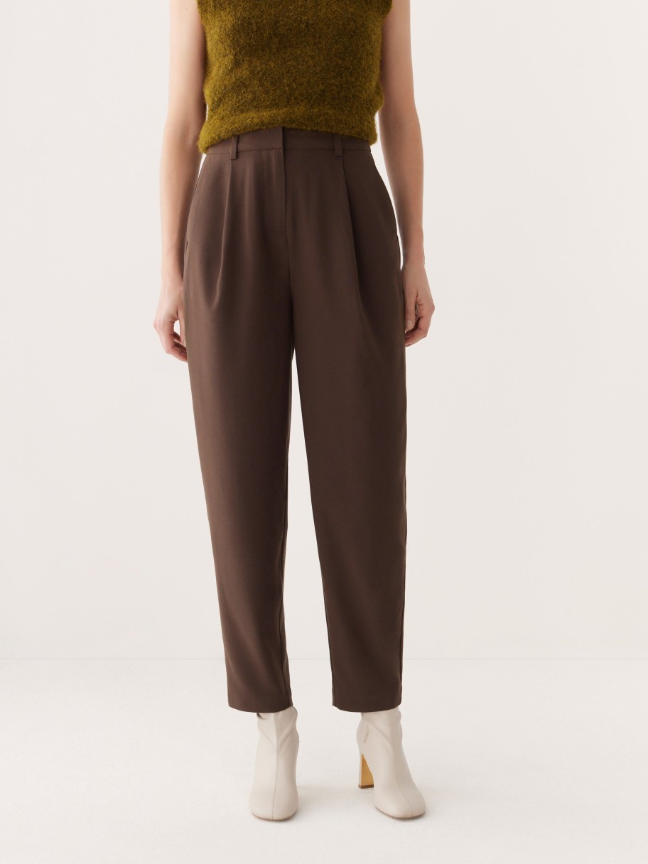 Women Frank And Oak Pants | The Amelia Balloon Fit Pant In Cafe