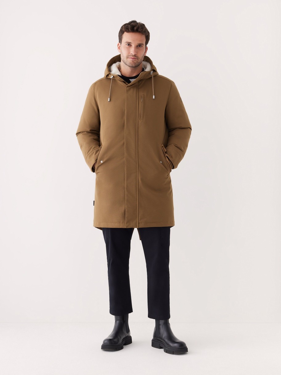 Men Frank And Oak Jackets & Coats | The Alpine Parka In Sepia