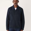 Men Frank And Oak Blazers & Overshirts | The Chore Overshirt In Navy