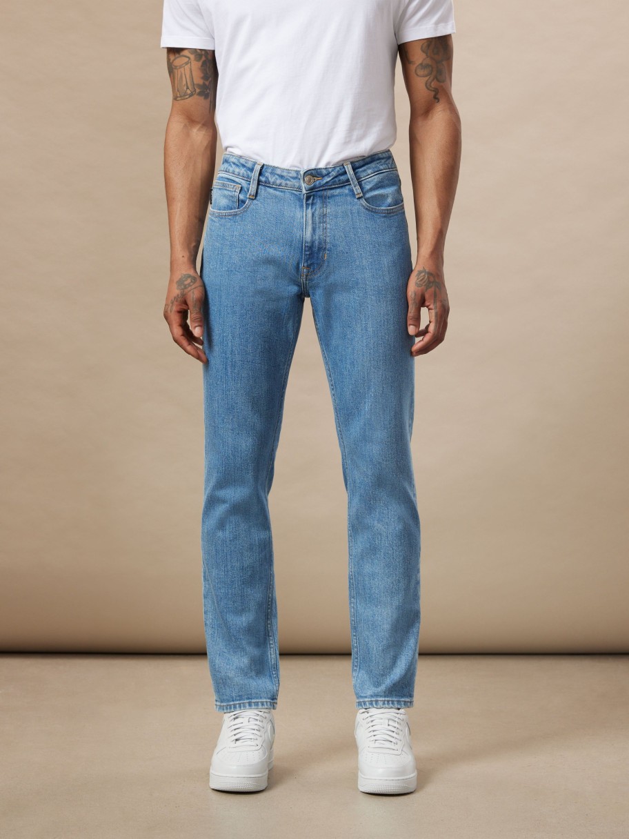 Men Frank And Oak Denim | The Adam Slim Fit Jean In Light Blue