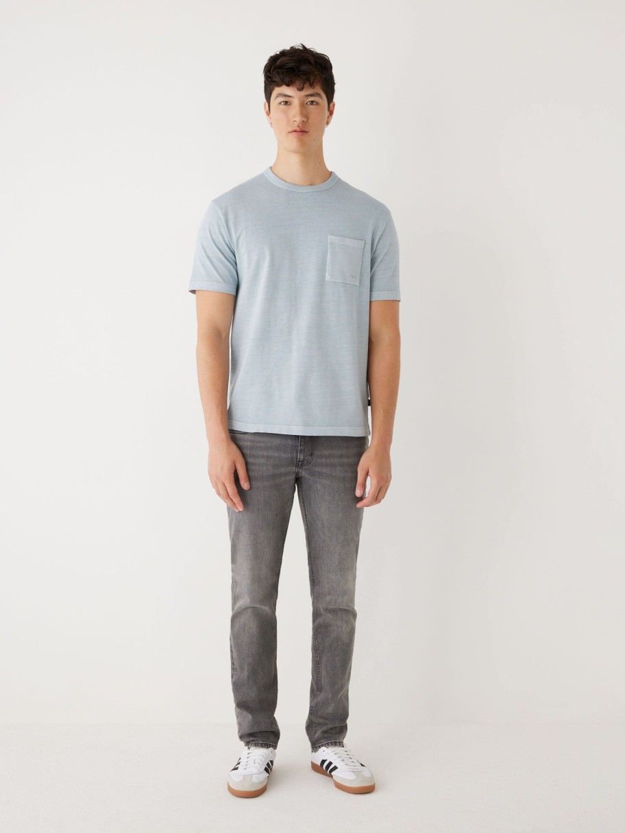 Men Frank And Oak T-Shirts | The Relaxed Fit T-Shirt In Grey Cloud