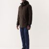 Men Frank And Oak Jackets & Coats | The Capital Parka In Espresso