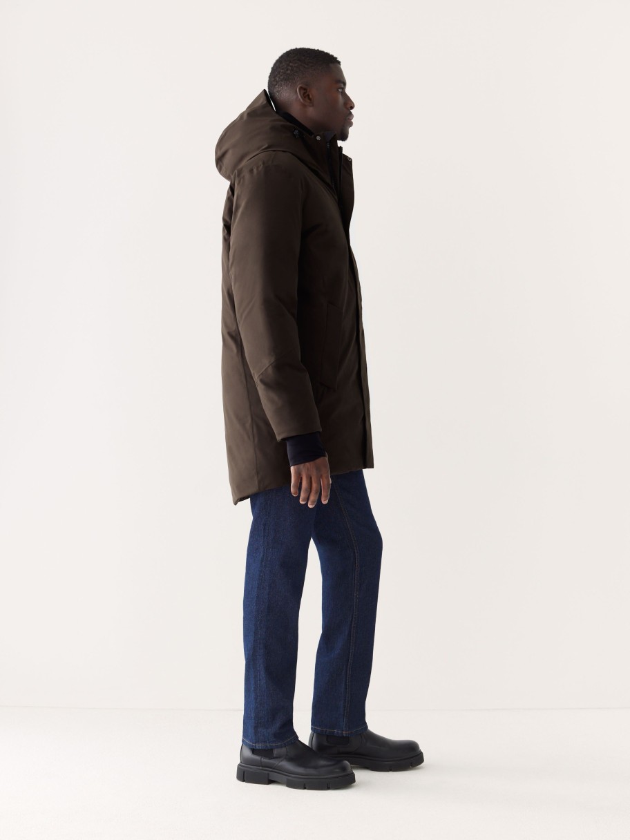 Men Frank And Oak Jackets & Coats | The Capital Parka In Espresso