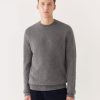 Men Frank And Oak Sweaters & Cardigans | The Yak Wool Crewneck Sweater In Grey