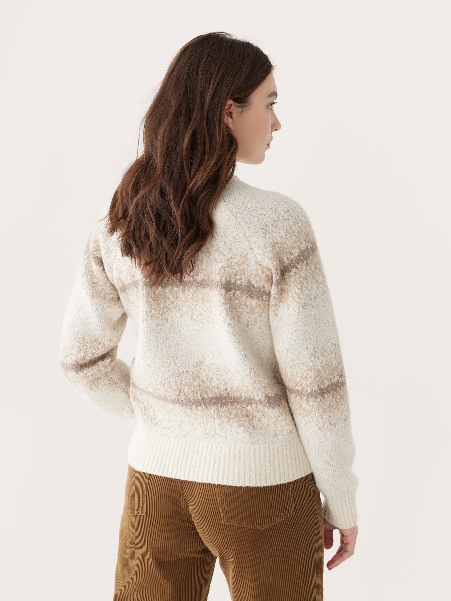 Women Frank And Oak Sweaters & Cardigans | The Gradient Seawool® Sweater In Taupe