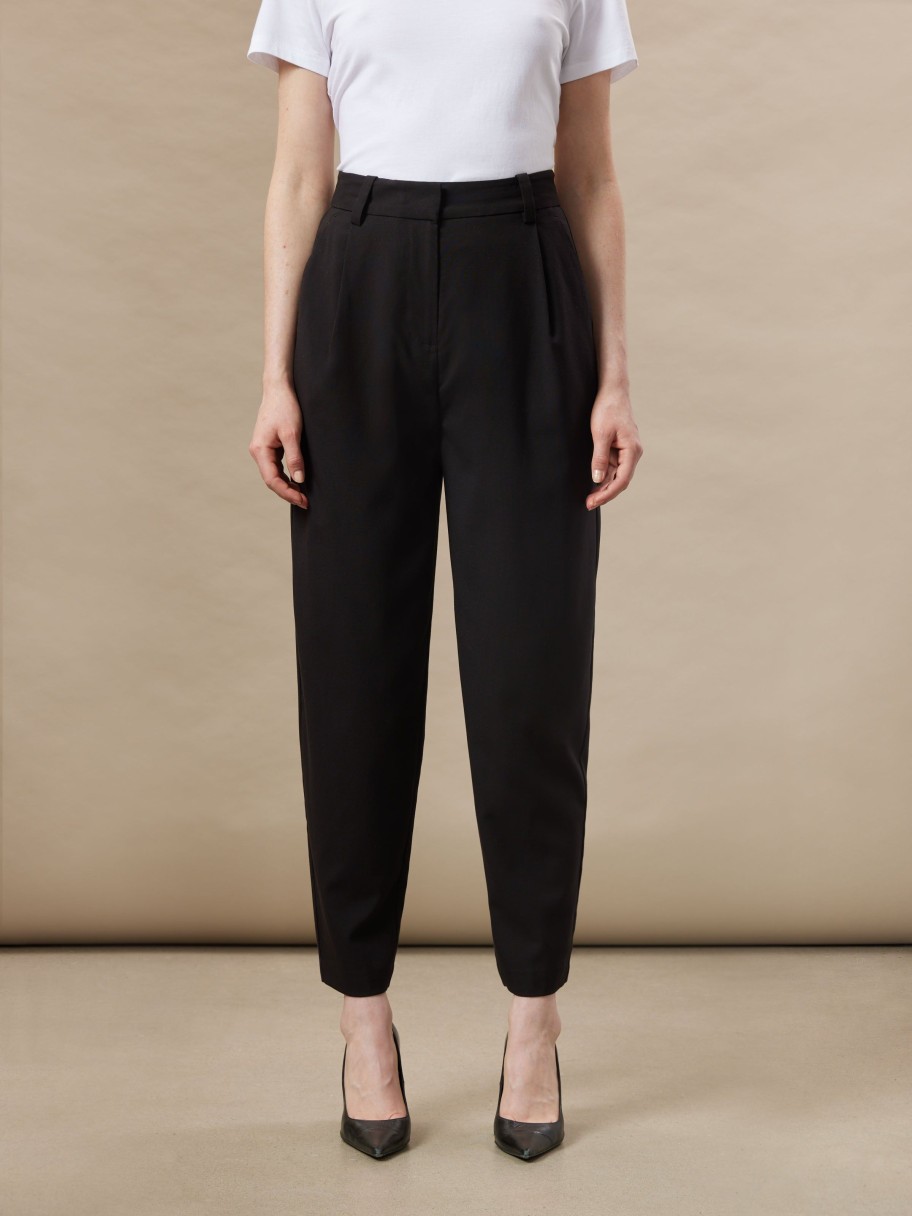 Women Frank And Oak Pants | The Amelia Balloon Fit Pant In Black