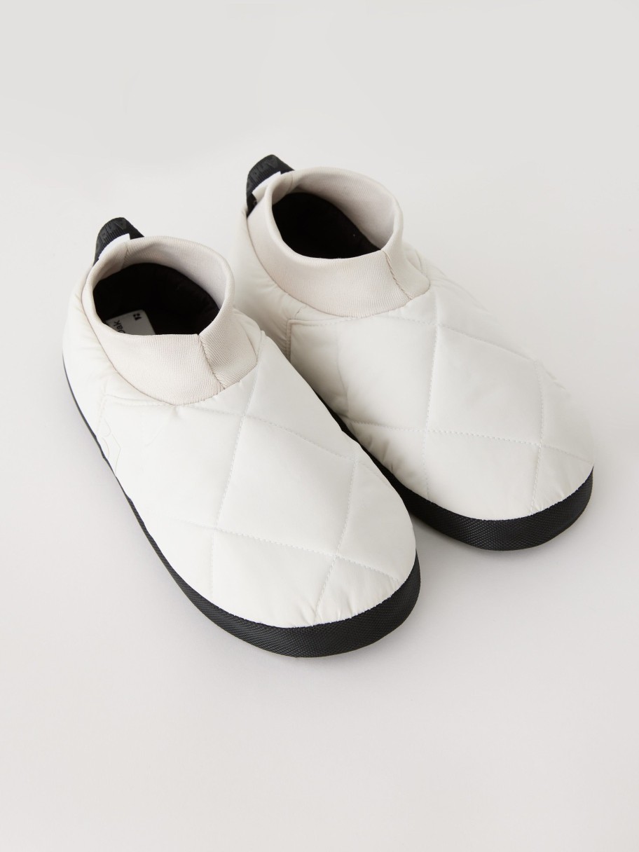 Men Frank And Oak Shoes, Boots & Slippers | The Skyline Slippers In White