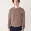 Men Frank And Oak Sweaters & Cardigans | The Crewneck Sweater In Russet