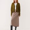 Women Frank And Oak Sweaters & Cardigans | The Yak Wool Cardigan In Olive