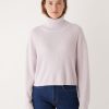 Women Frank And Oak Sweaters & Cardigans | The Merino Turtleneck Sweater In Soft Orchid