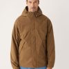 Men Frank And Oak Jackets & Coats | The Anorak Rain Jacket In Sepia