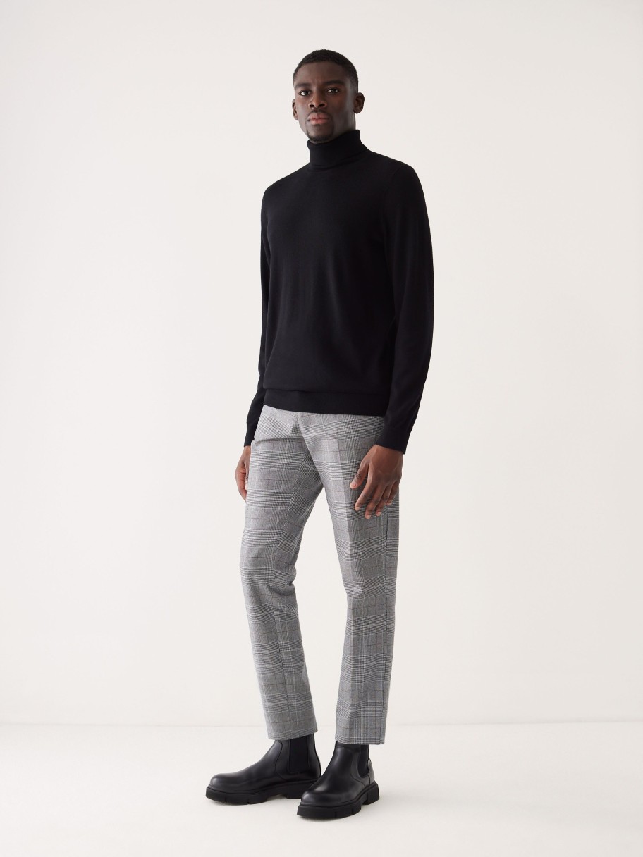 Men Frank And Oak Pants | The Colin Prince Of Wales Pant In Grey