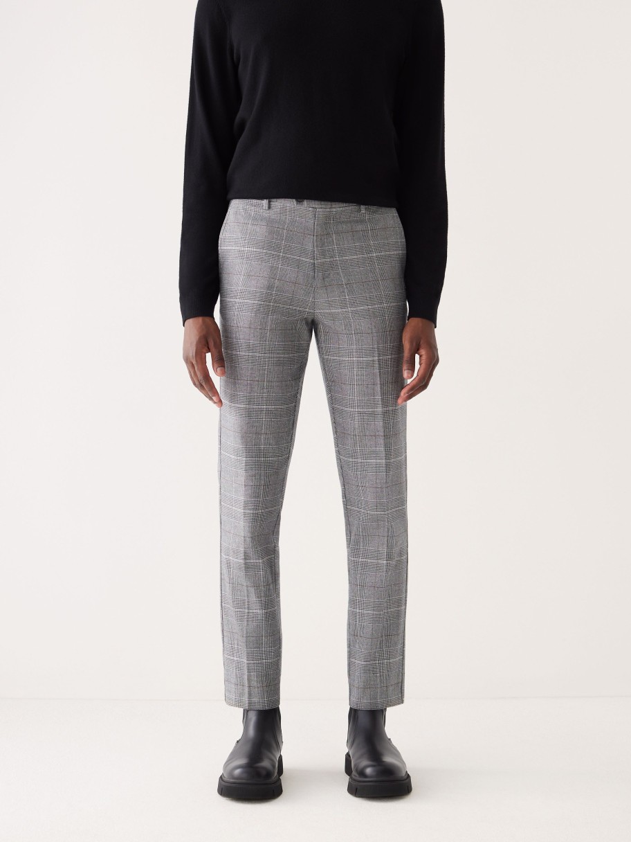 Men Frank And Oak Pants | The Colin Prince Of Wales Pant In Grey