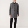 Men Frank And Oak Jackets & Coats | The Smith Mac Coat In Grey