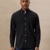 Men Frank And Oak Shirts & Polo Shirts | The Jasper Oxford Shirt In Black