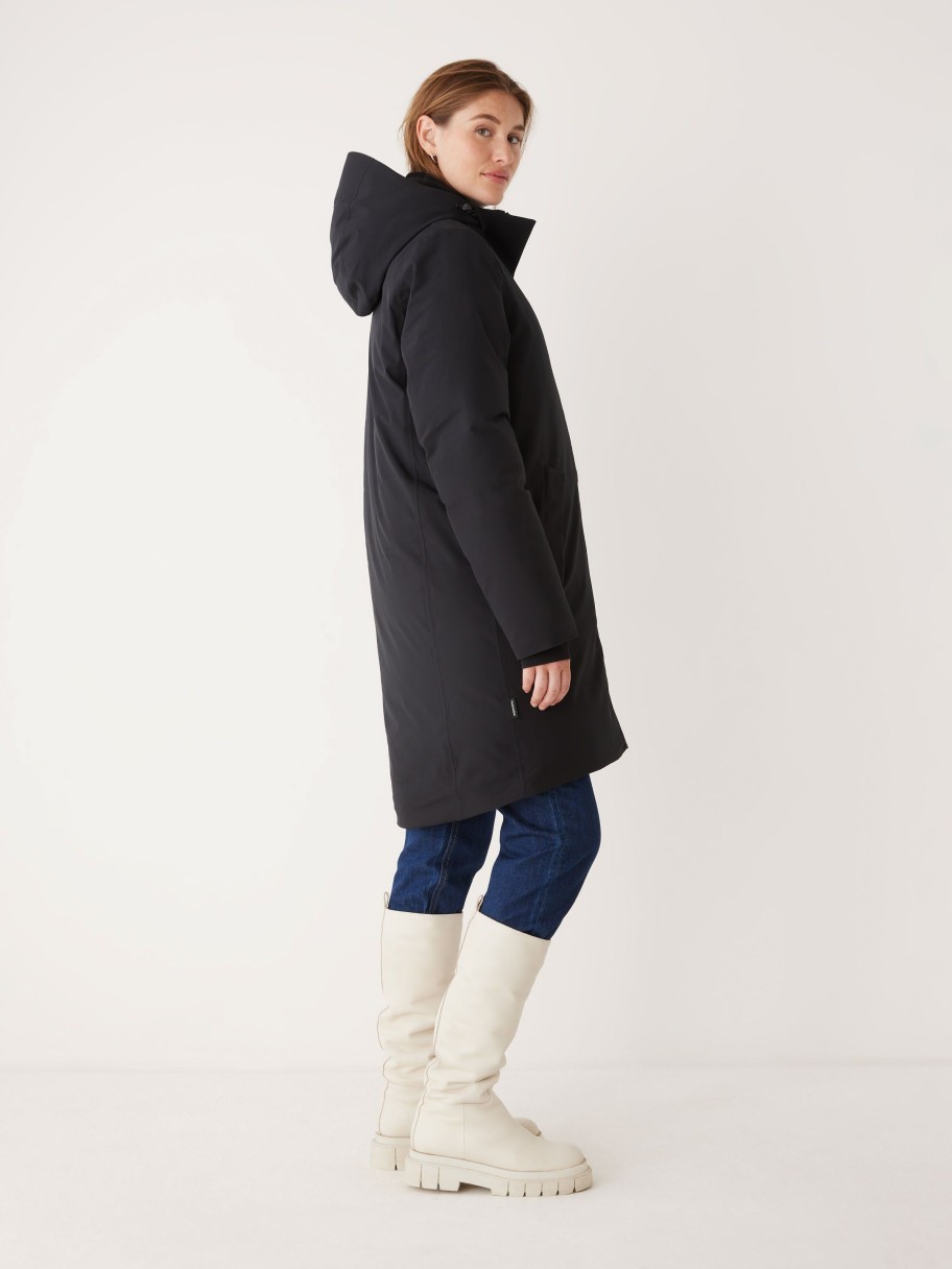 Women Frank And Oak Jackets & Coats | The Capital Parka In Black