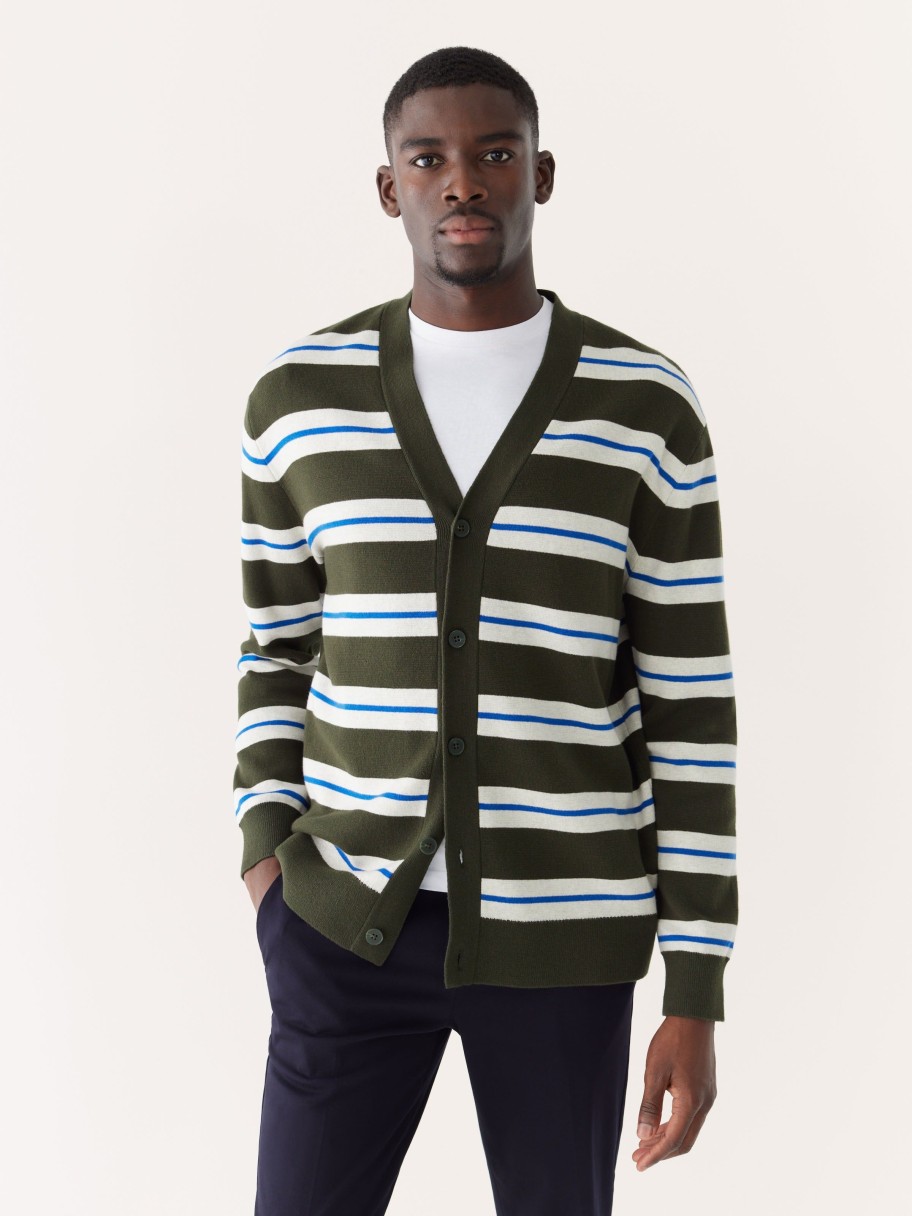 Men Frank And Oak Sweaters & Cardigans | The Cardigan Sweater In Rosin