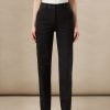 Women Frank And Oak Pants | The Jane Flex Straight Fit Pant In Black