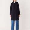 Women Frank And Oak Jackets & Coats | The Maybelle Duffle Coat In Deep Blue