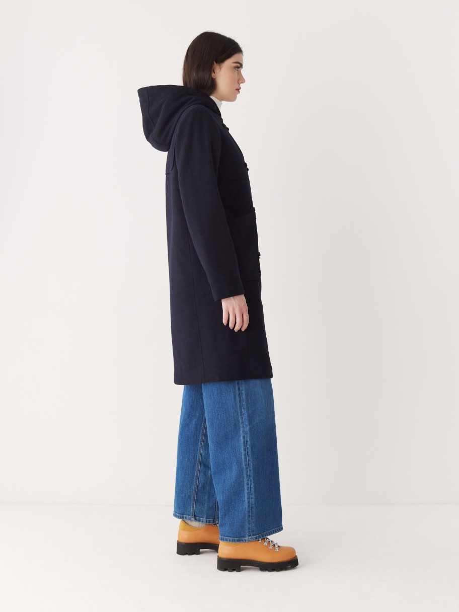 Women Frank And Oak Jackets & Coats | The Maybelle Duffle Coat In Deep Blue