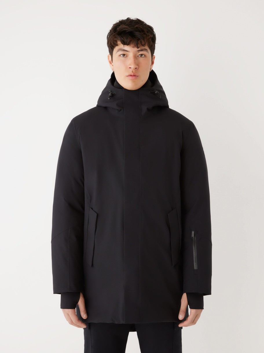 Men Frank And Oak Jackets & Coats | The Capital Parka In Black