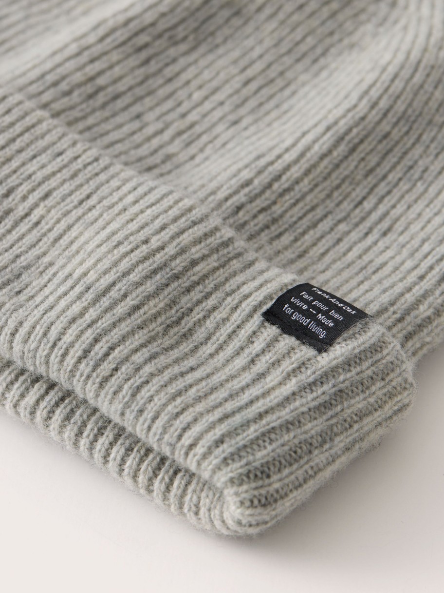 Women Frank And Oak Hats, Scarves & Mittens | The Yak Wool Beanie In Light Grey