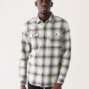 Men Frank And Oak Shirts & Polo Shirts | The Kapok Flannel Overshirt In Cloud