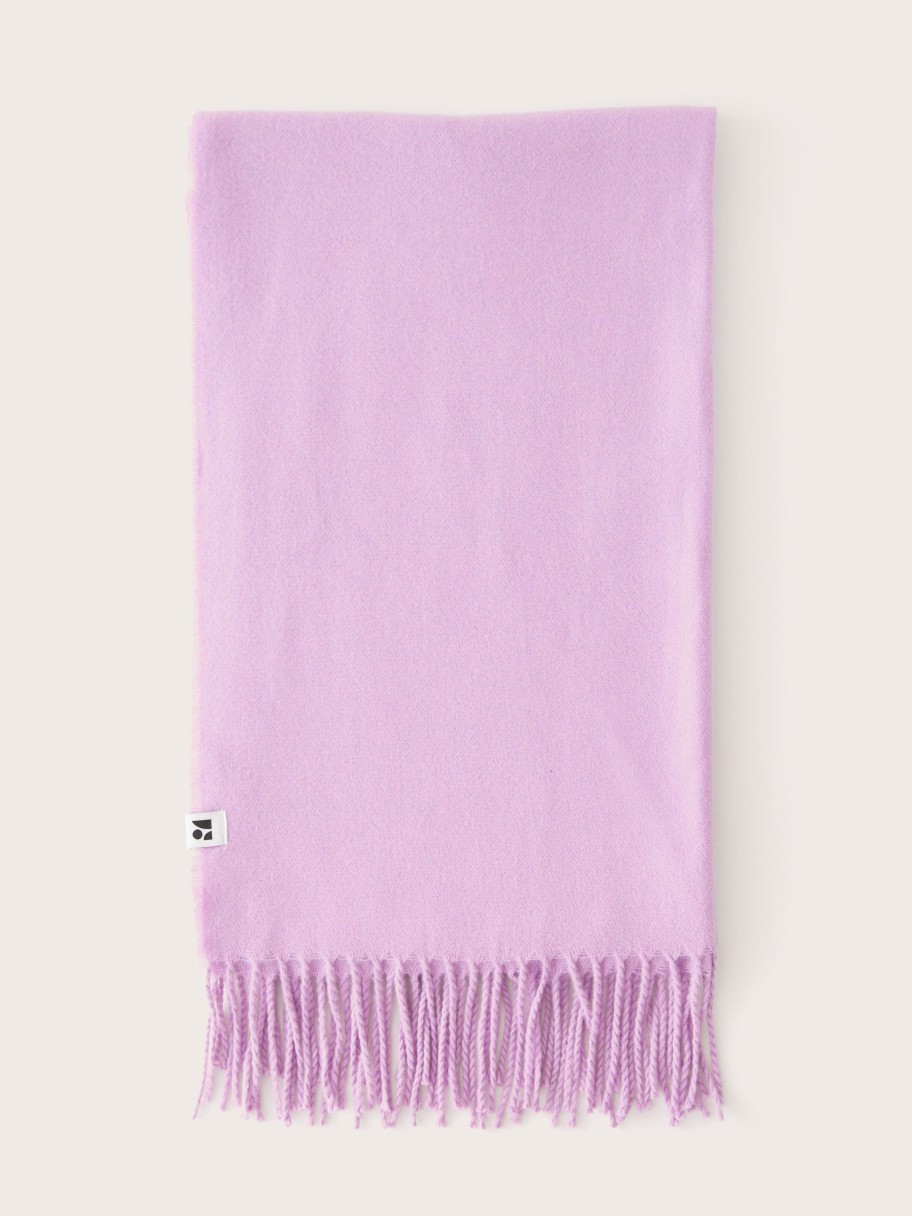 Women Frank And Oak Hats, Scarves & Mittens | The Wool Blend Long Scarf In Lilac