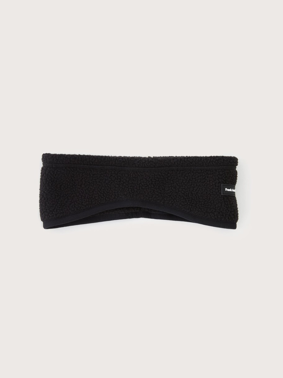 Men Frank And Oak Hats, Scarves & Gloves | The Fleece Headband In Black