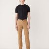 Men Frank And Oak Pants | The Brunswick Slim Chino Pant In Camel