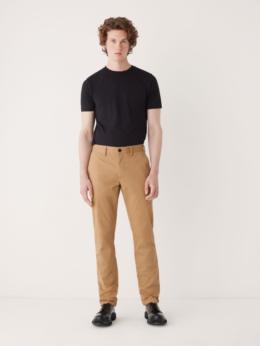 Men Frank And Oak Pants | The Brunswick Slim Chino Pant In Camel