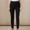 Women Frank And Oak Pants | The Eleanor Slim Fit High Rise Flex Pant In Black