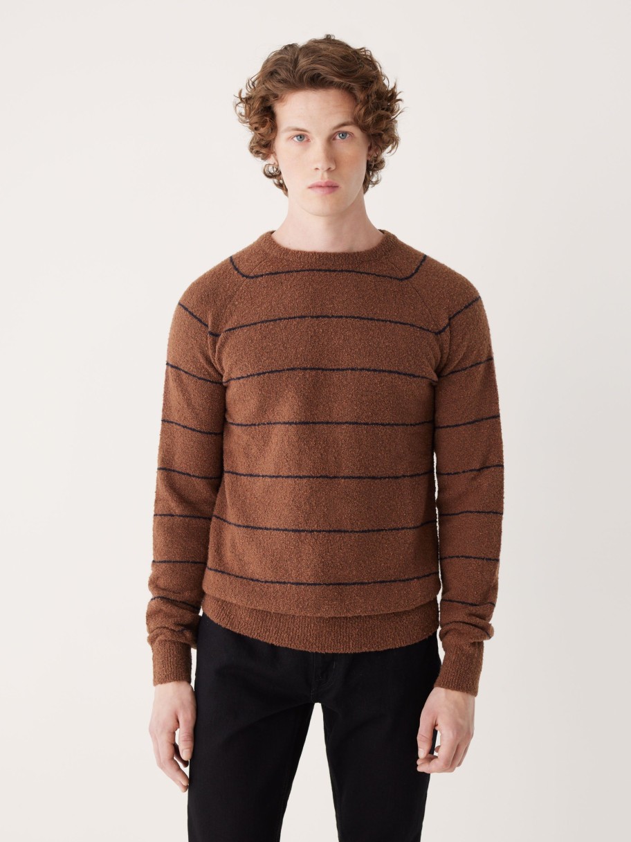 Men Frank And Oak Sweaters & Cardigans | The Seawool® Sweater In Cappuccino