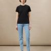 Women Frank And Oak T-Shirts & Tops | The Essential T-Shirt In Black