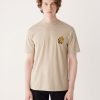 Men Frank And Oak T-Shirts | The Relaxed Fit Graphic T-Shirt In Hummus Brown