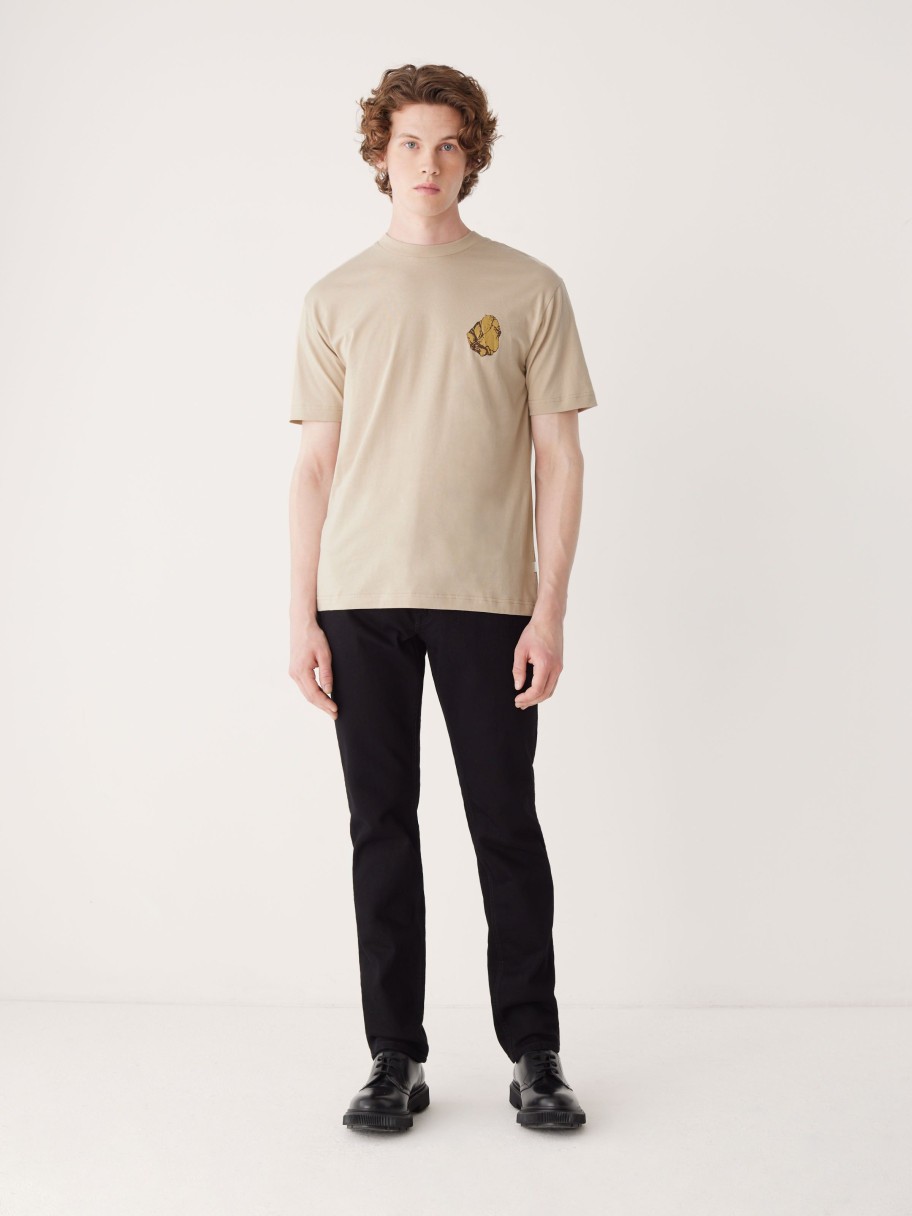 Men Frank And Oak T-Shirts | The Relaxed Fit Graphic T-Shirt In Hummus Brown