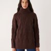 Women Frank And Oak Sweaters & Cardigans | The Comfort Turtleneck Sweater In Burgundy