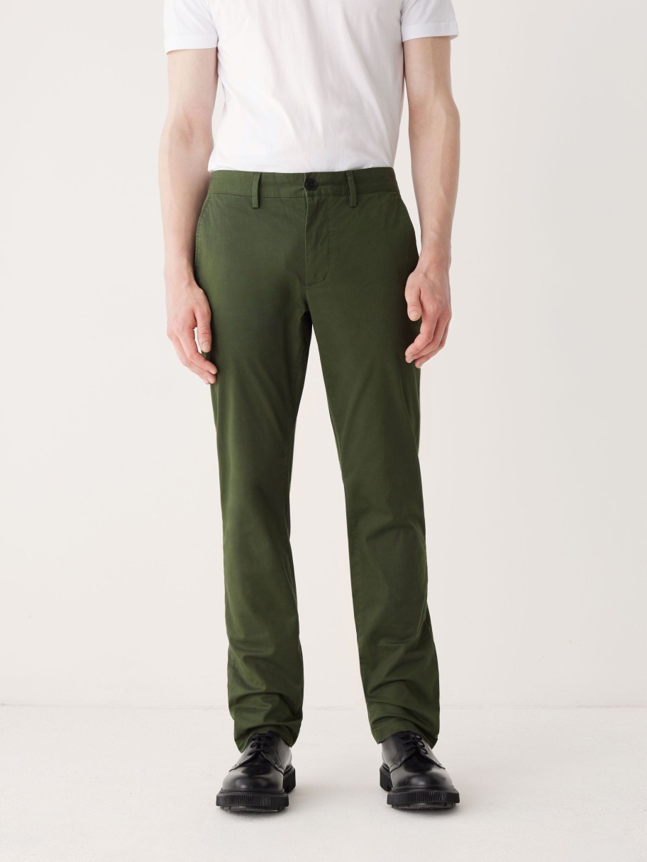 Men Frank And Oak Pants | The Brunswick Slim Chino Pant In Green