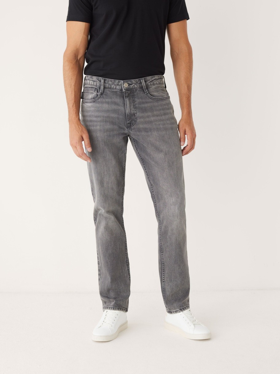 Men Frank And Oak Denim | The Adam Slim Fit Jean In Light Grey