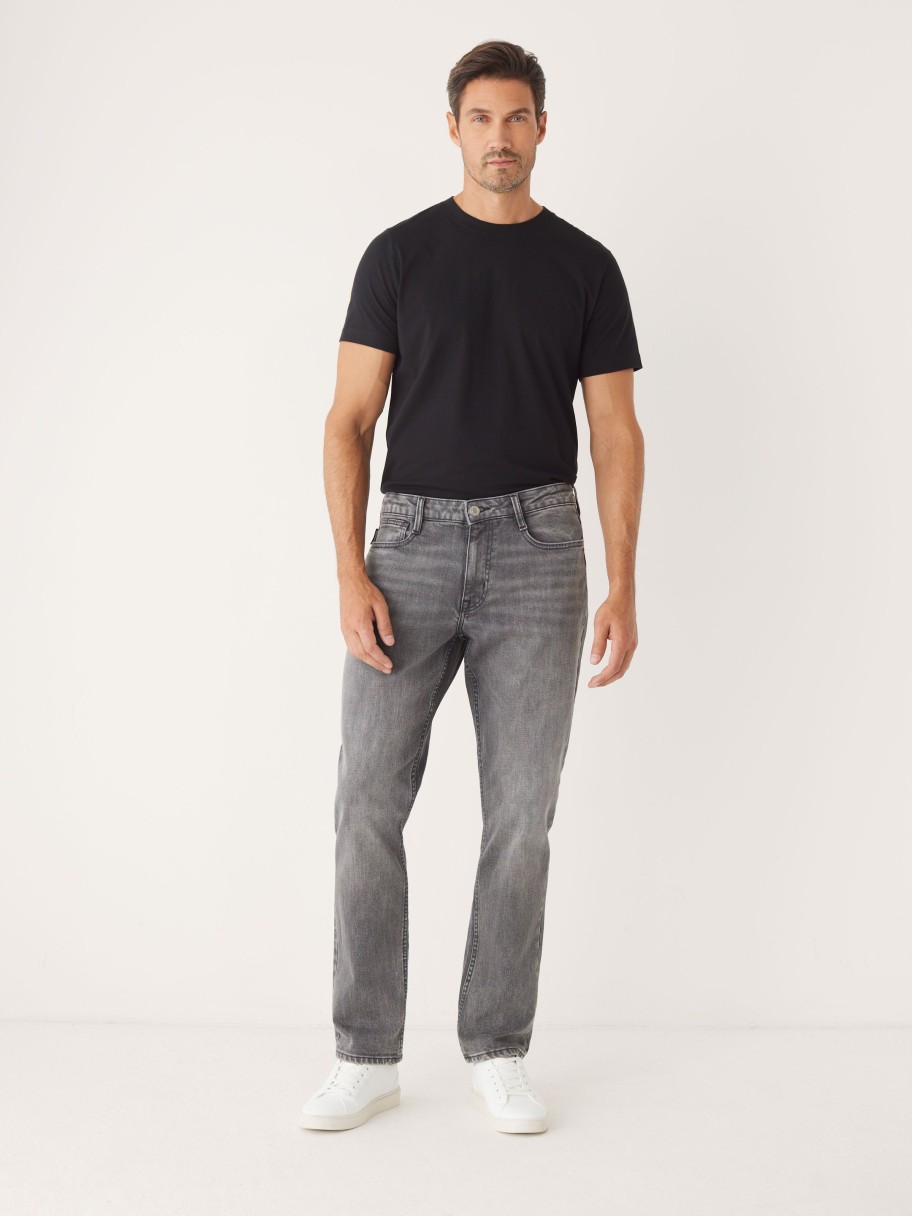 Men Frank And Oak Denim | The Adam Slim Fit Jean In Light Grey