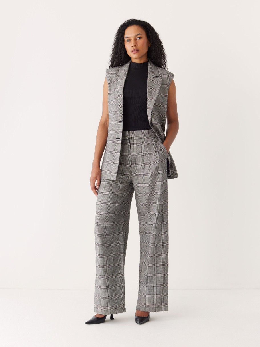 Women Frank And Oak Pants | The Emma Ultra Wide-Leg Pant In Black