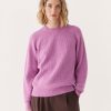 Women Frank And Oak Sweaters & Cardigans | The Seawool® Crewneck Sweater In Mulberry