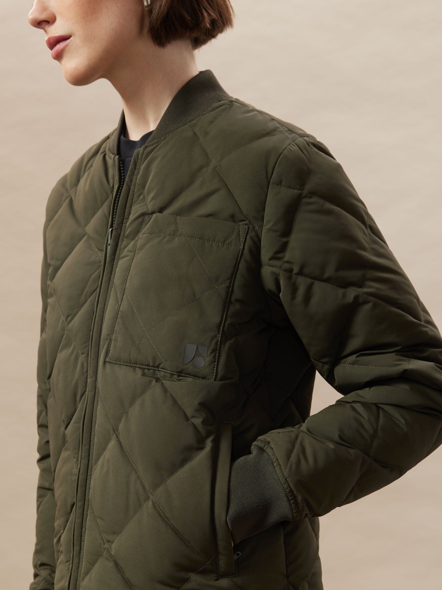 Women Frank And Oak Jackets & Coats | The Skyline Reversible Bomber In Rosin