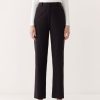 Women Frank And Oak Pants | The Jane Straight Fit High Rise Pant In Black