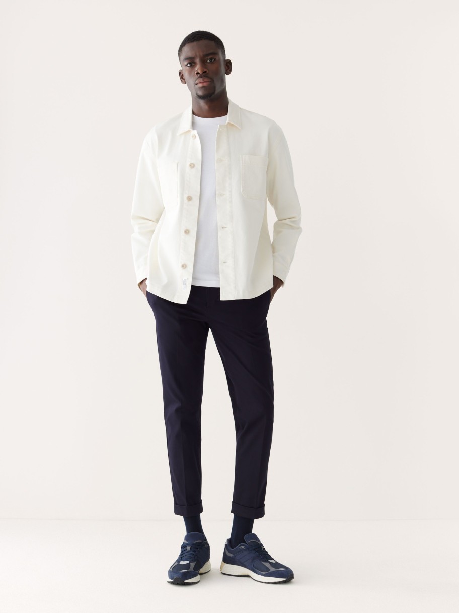 Men Frank And Oak Blazers & Overshirts | The Worker Overshirt In Cloud