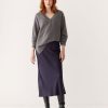 Women Frank And Oak Sweaters & Cardigans | The Yak Wool Tunic Sweater In Grey