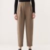 Women Frank And Oak Pants | The Amelia Balloon Fit Pant In Muted Brown