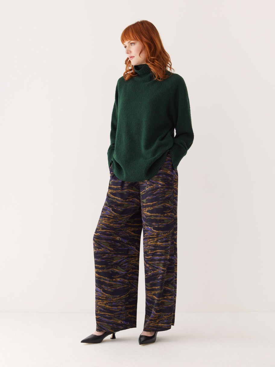 Women Frank And Oak Sweaters & Cardigans | The Seawool® Turtleneck In Forest Green