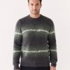 Men Frank And Oak Sweaters & Cardigans | The Gradient Seawool® Sweater In Licorice