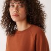 Women Frank And Oak Sweaters & Cardigans | The Gym Fleece Crewneck In Smoked Paprika